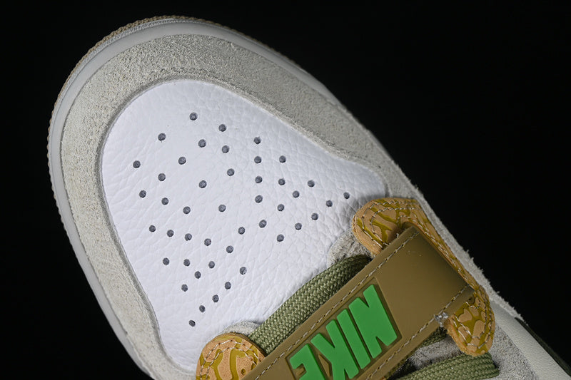 Nike Air Jordan Legacy 312 Low Phantom Alligator Golden Moss Sneakers