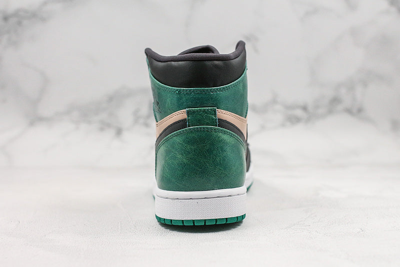Nike Air Jordan 1 Retro High-Top Premium-Bio Beige/Anthracite-Mystic Green Sneakers