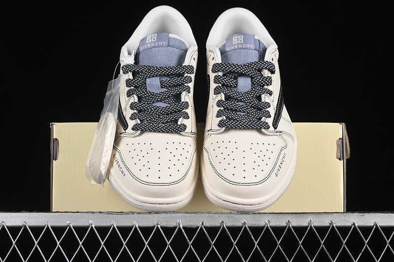 Nike Air Jordan 1 Low Givenchy Travis Scott Fragment Design OG SP Black White Sneakers