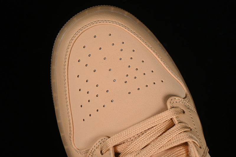 Nike Air Jordan 1 Low Earthy Yellow Sneakers