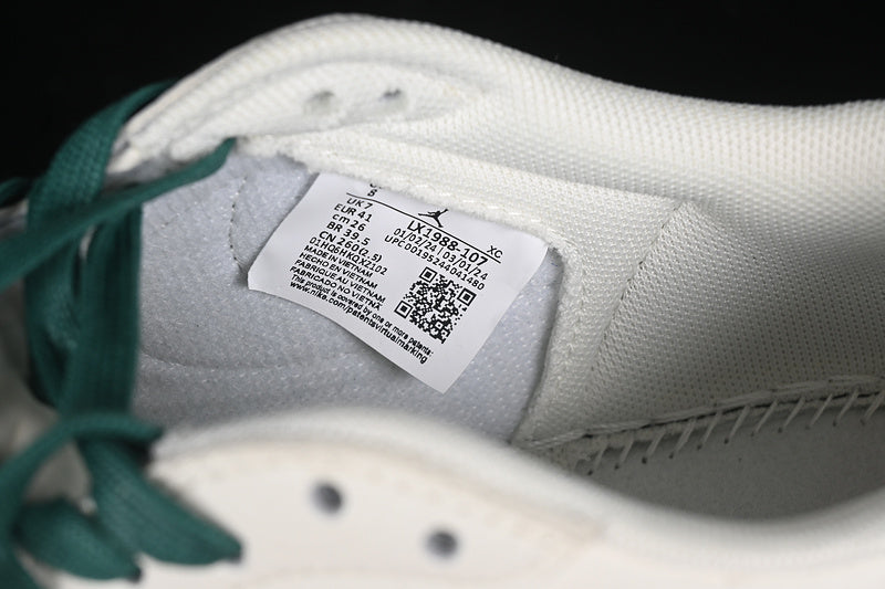 Travis Scott Fragment Design Nike Air Jordan 1 Low OG SP Green White Sneakers