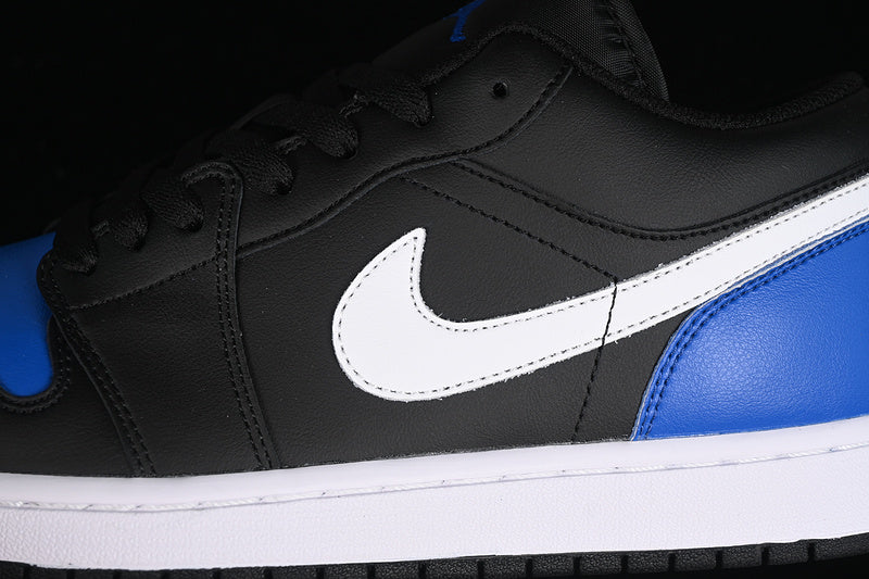 Nike Air Jordan 1 Low Black White Game Royal Sneakers