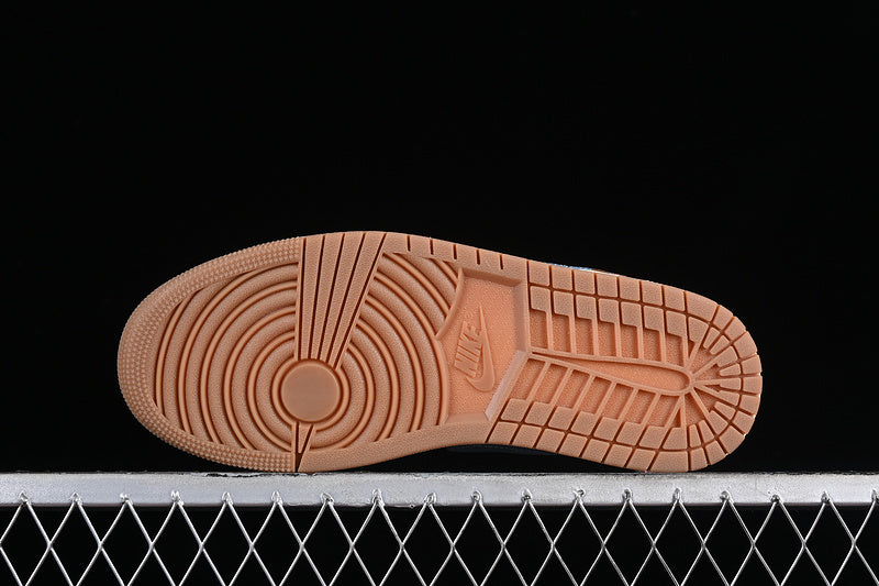 Nike Air Jordan 1 Low Phantom Coconut Milk Amber Brown Sneakers