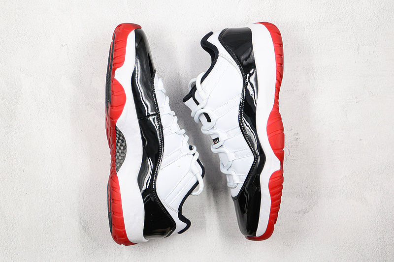 Nike Air Jordan 11 Retro Low GS Concord Bred White Red Black Sneakers
