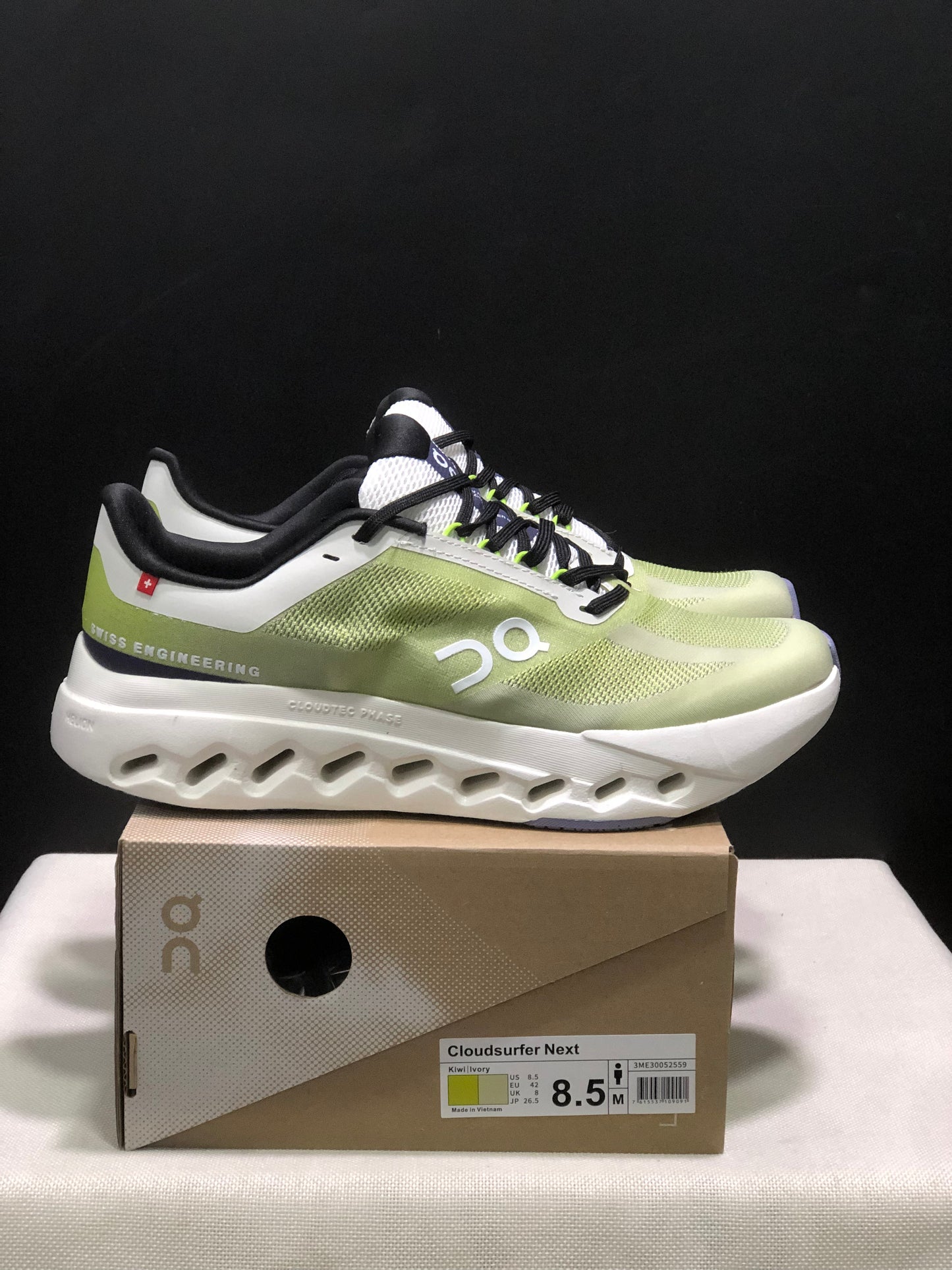 On Running Cloudsurfer Next Casual Running Shoes Kiwi/Ivory
