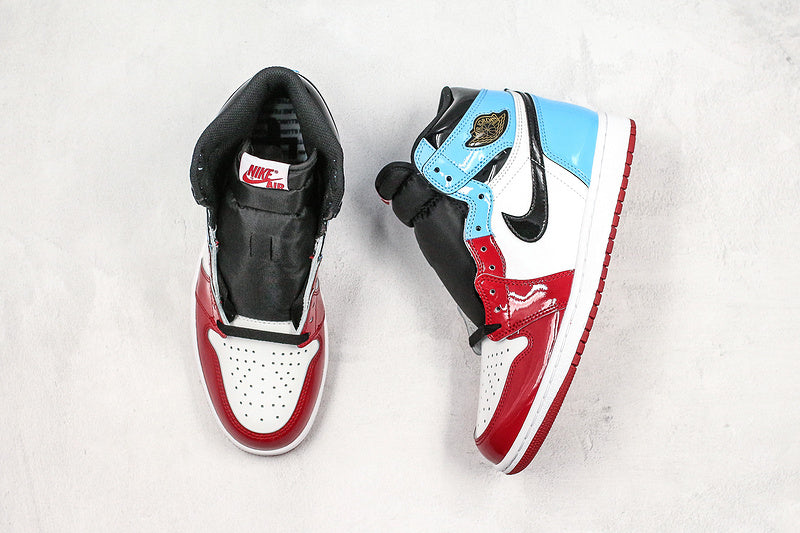 Nike Air Jordan 1 Retro OG High Fearless Red White Blue Sneakers