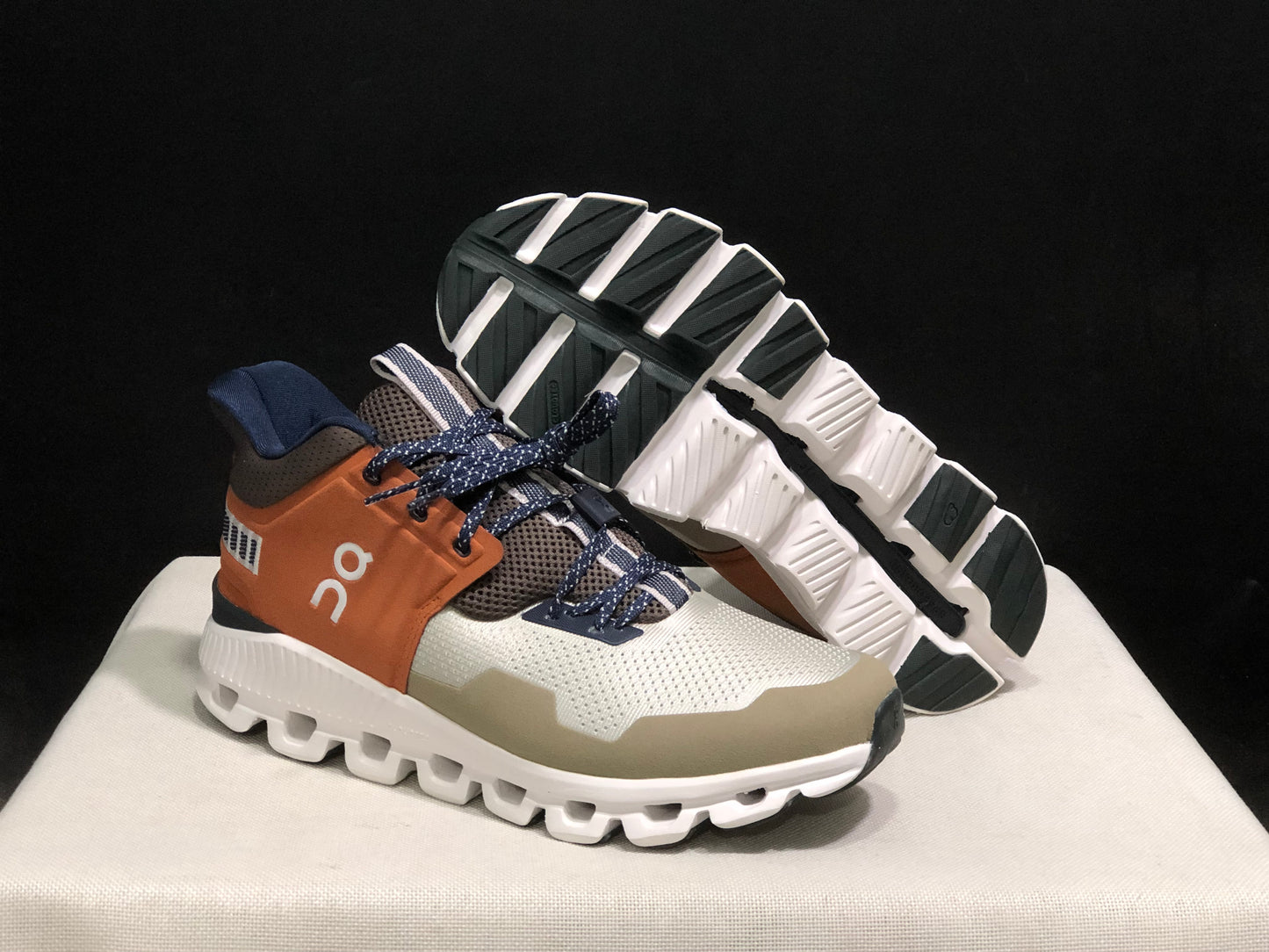 On Running Cloud Hi Edge Outdoor Training Running Shoes Brown/Light Green
