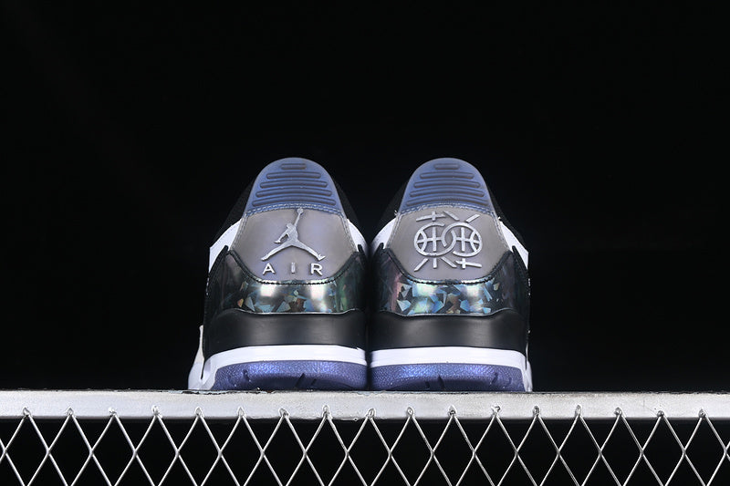 Nike Air Jordan Legacy 312 Low 25th Anniversary Grey White Purple Sole Sneakers