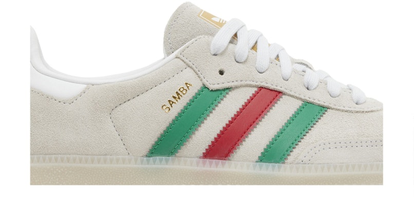 Adidas Samba Crystal White Green Scarlet IG1826 Shoes