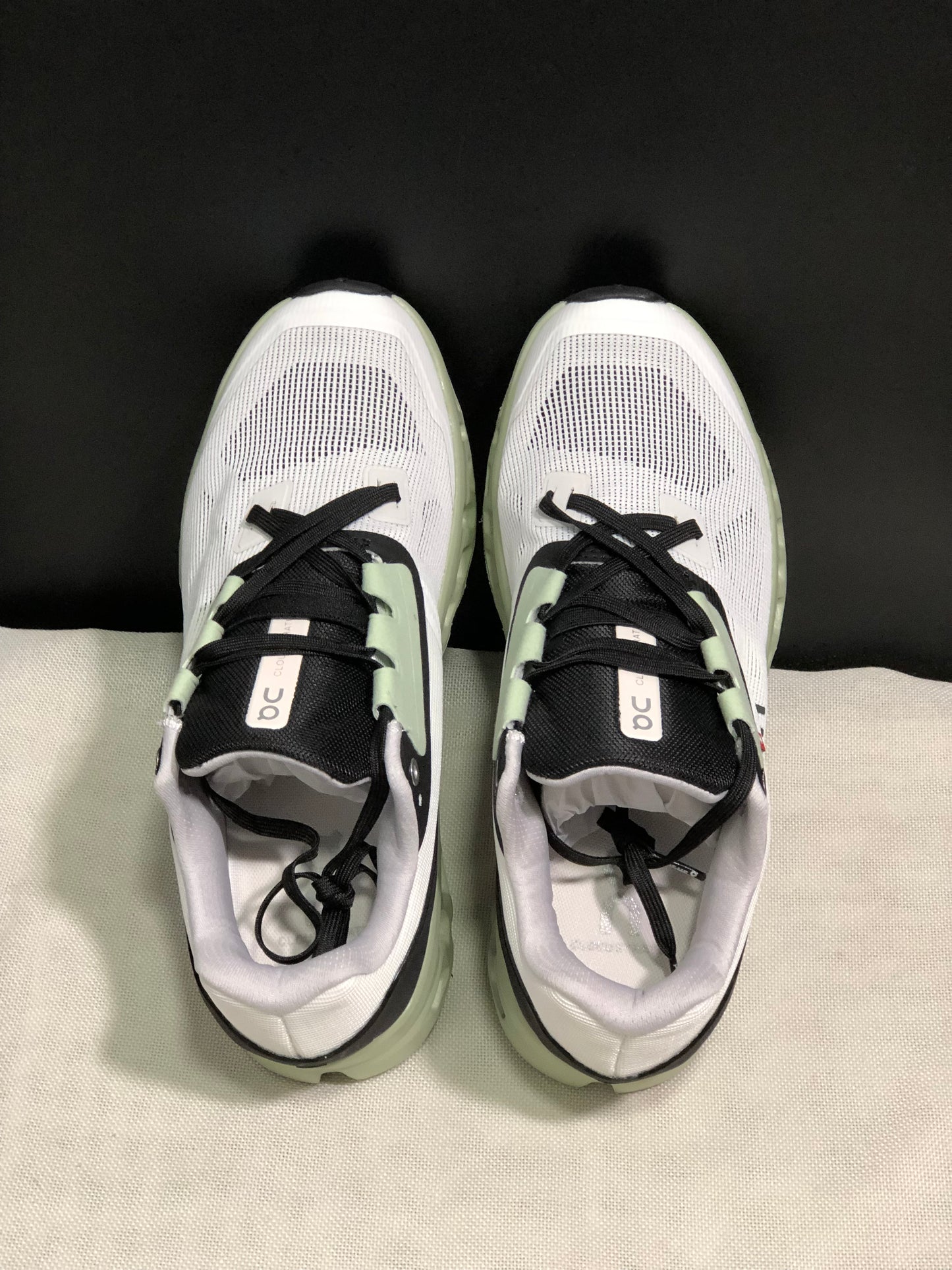 On Running Cloudstratus Breathable Support Running Shoes White/Green
