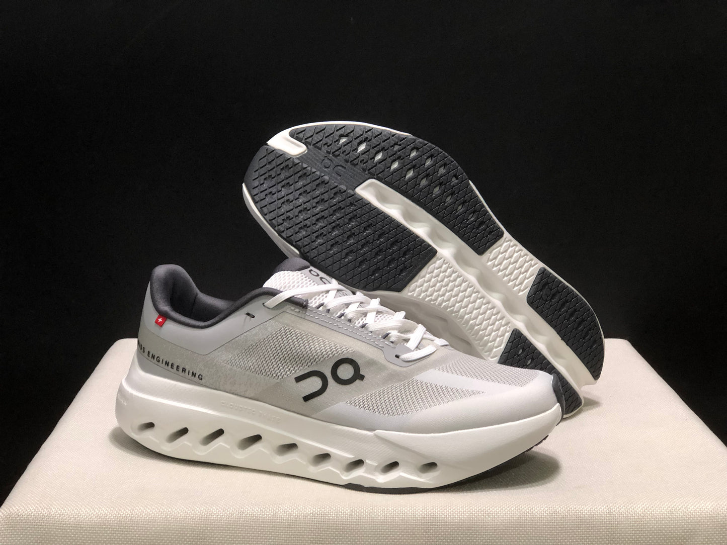 On Running Cloudsurfer Next Casual Running Shoes Giacier/White