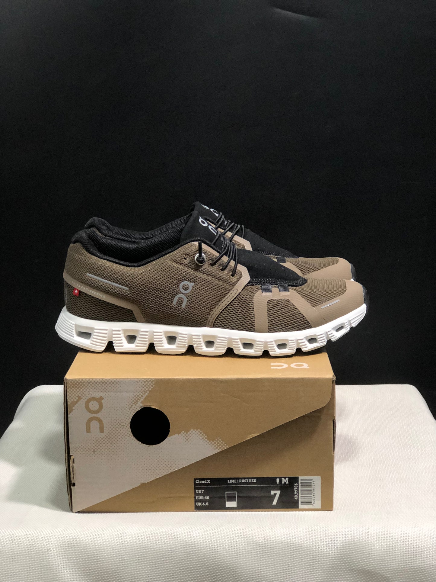 On Running Cloud 5 Lightweight Running Shoes Brown/Black