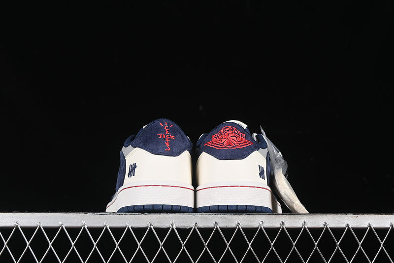 Nike Air Jordan 1 Low Travis Scott Fragment Design OG SP Grey Navy Sneakers