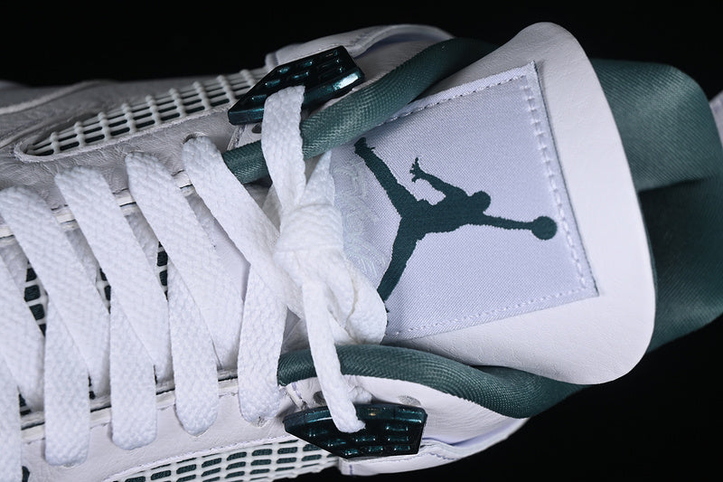 Nike Air Jordan 4 Retro Oxidized Gree White Green Sneakers