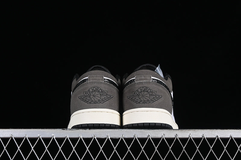 Nike Air Jordan 1 Low Black White Grey Pink Sneakers