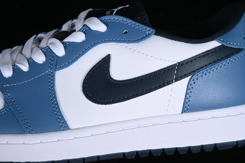 Nike Air Jordan 1 Low Golf White Armory Navy Aegean Storm Sneakers