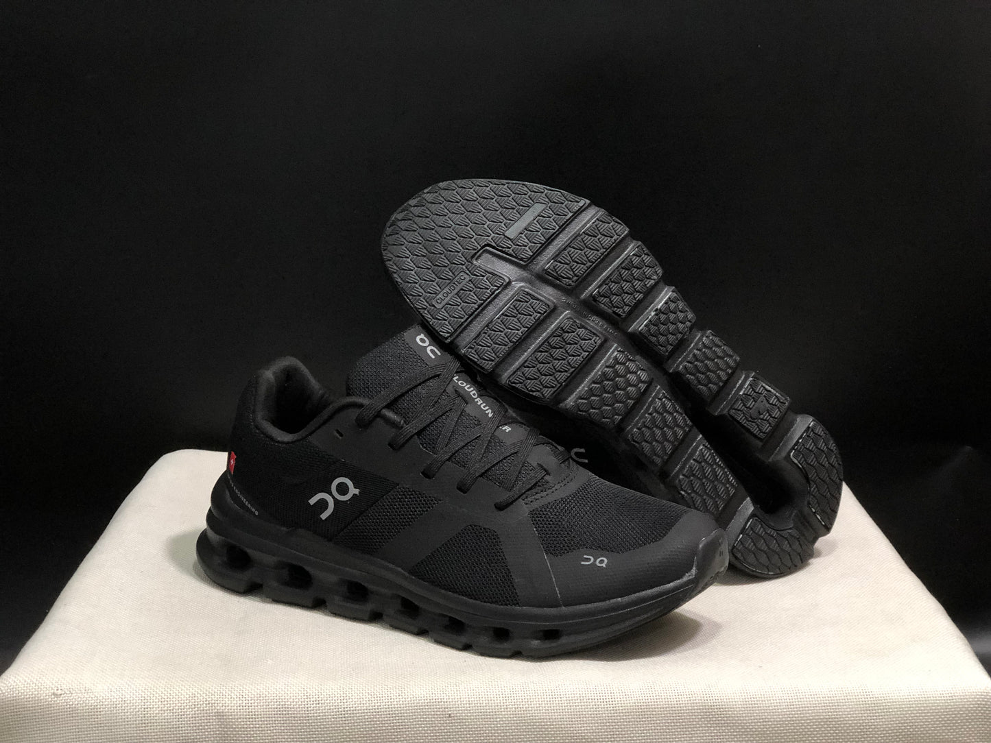 On Running Cloudrunner Anti-Slip Sports Running Shoes All Black
