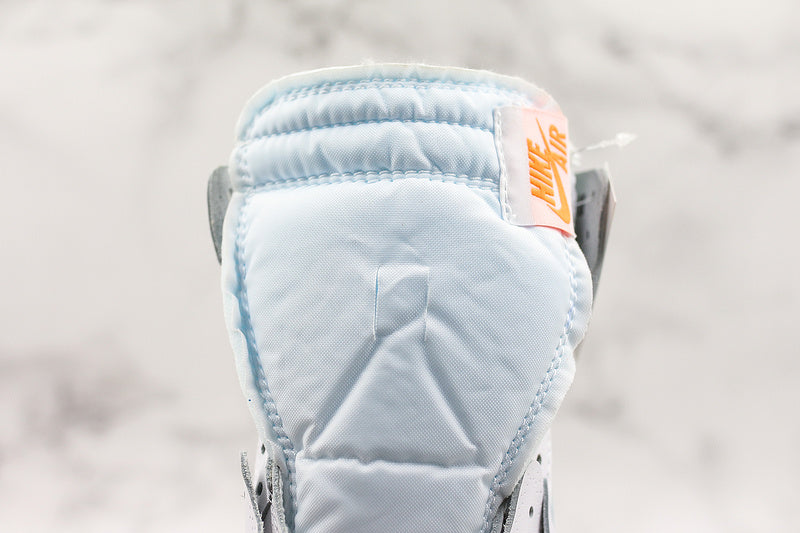 Nike Air Jordan 1 Retro Off-White GS High White Sneakers