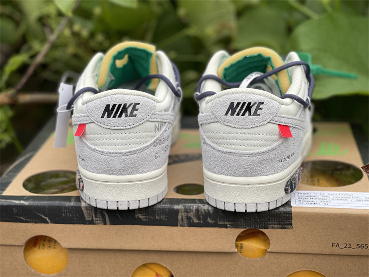 Nike Off-White Dunk Low Lot 20 of 50 Neutral Grey Sneakers