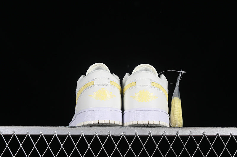 Nike Air Jordan 1 Low Cream Yellow Sneakers