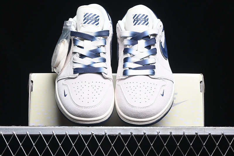 Nike Air Jordan 1 Low Navy White Sneakers