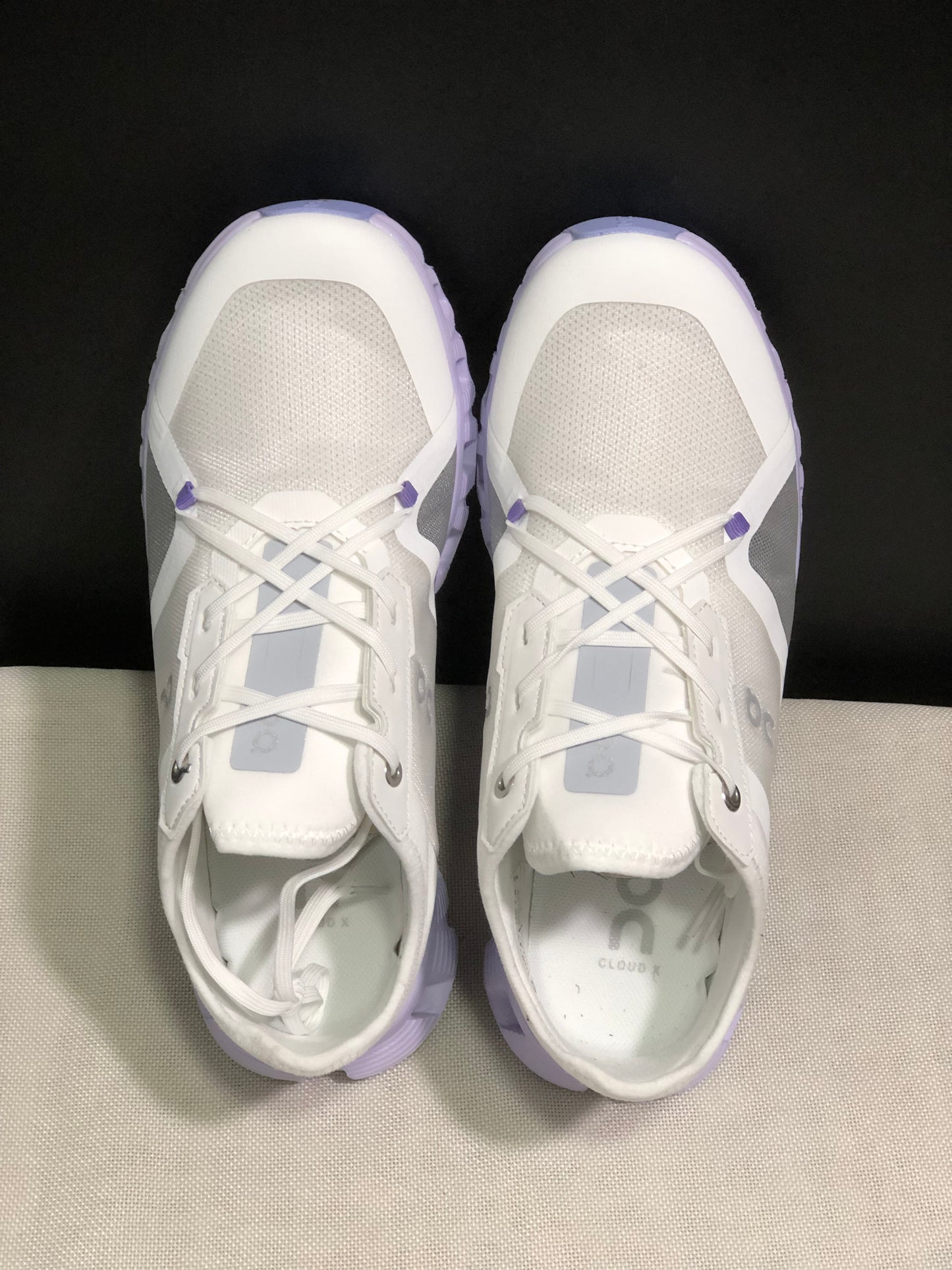 On Running Cloud X 3 AD Comfortable Wear-Resistant Training Shoes White/Light Purple