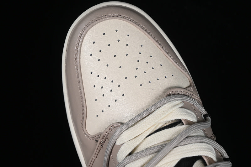 Nike Air Jordan 1 Low White Cream Grey Sneakers