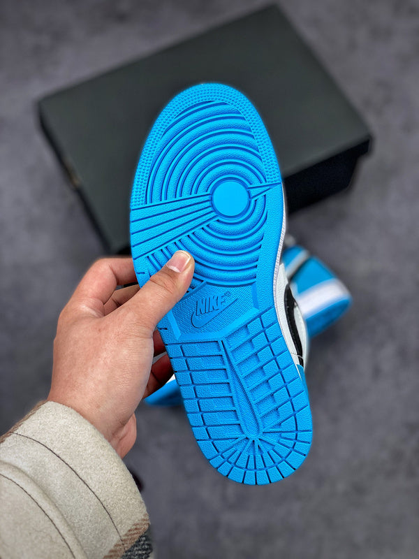 Nike Air Jordan 1 Low Black Blue White Sneakers