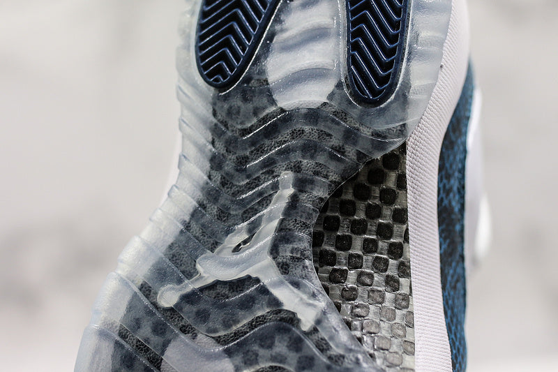 Nike Air Jordan 11 Retro Low Navy Snakeskin Sneakers