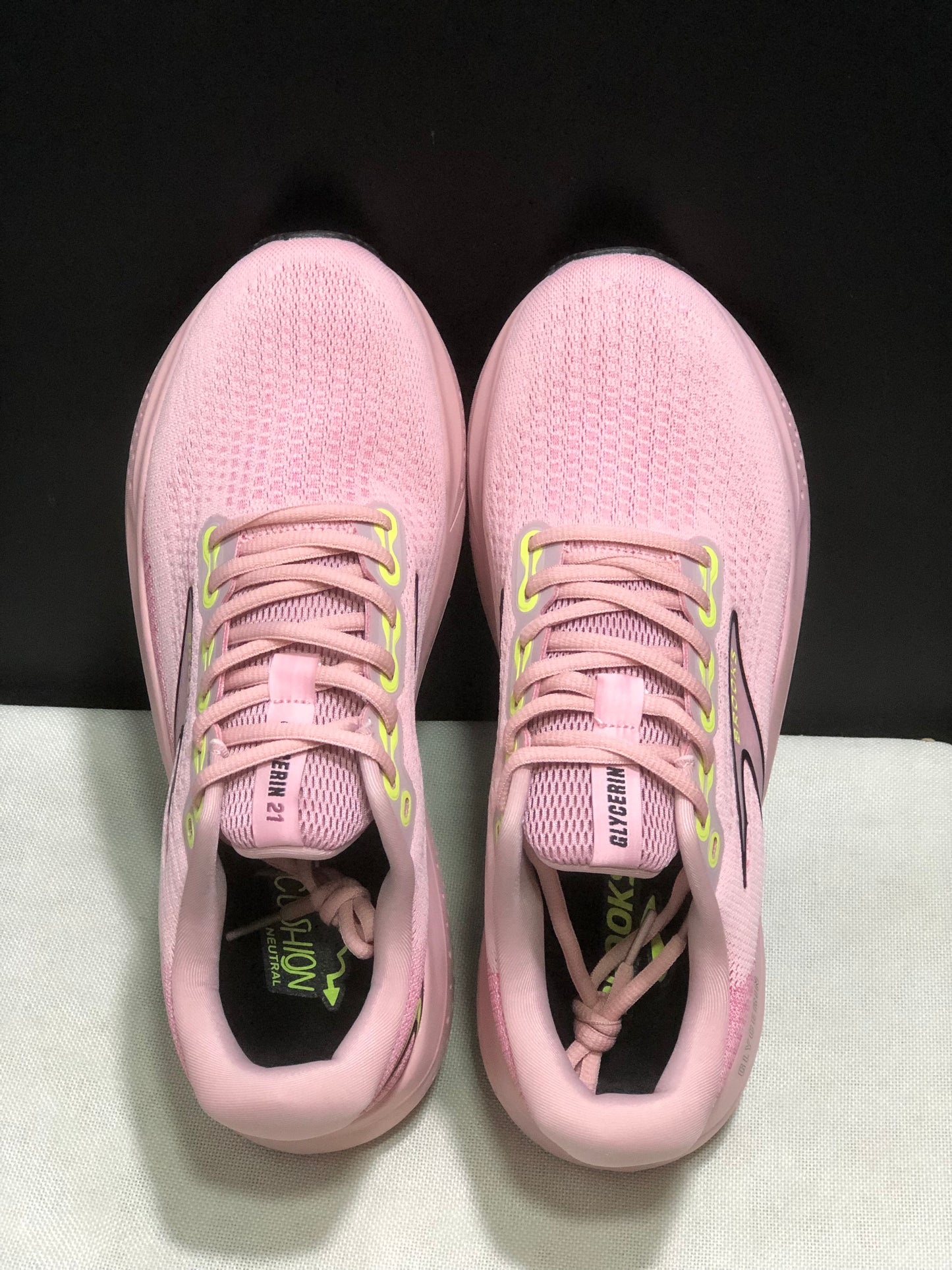 Brooks Glycerin 21 Low-top Casual Running Shoes Differential Pink