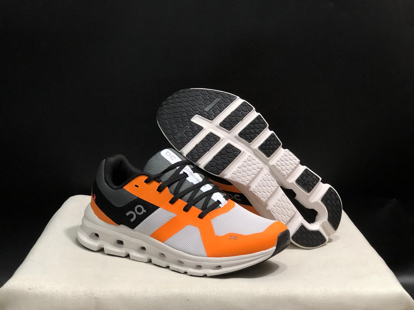 On Running Cloudrunner Anti-Slip Sports Running Shoes Grey/Orange