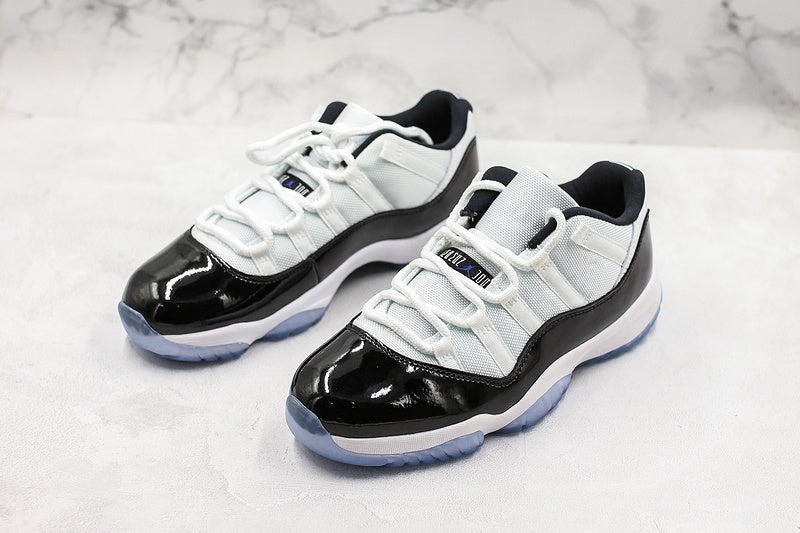 Nike Air Jordan 11 Retro Low Concord White Black Cool Sneakers