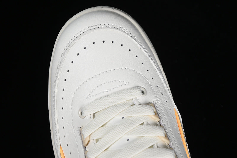 Nike Air Jordan 2 Low Craft Melon Tint Light Curry Cobblestone Muslin Sneakers