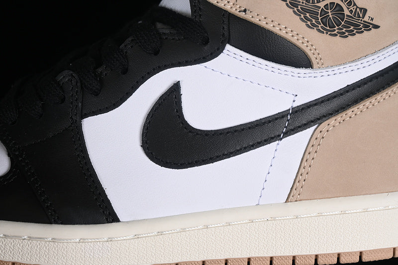 Nike Air Jordan 1 Medium OG Latte Black Legend Brown White Sail Sneakers
