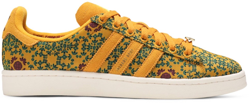 Yara Shahidi Adidas Campus Floral Yellow GW3232 Lifestyle Shoes