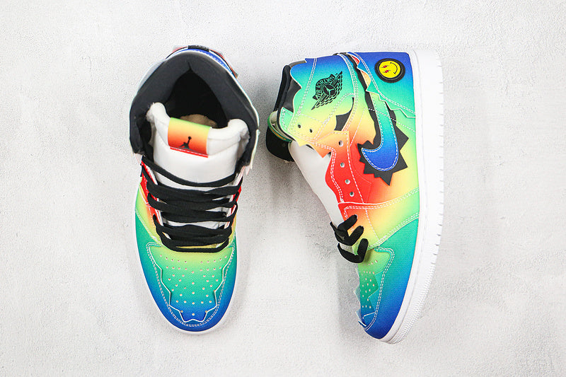 Nike Air Jordan 1 Retro High-Top Balvin Tie Dye Sneakers