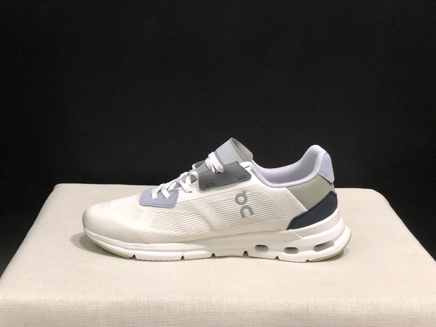 On Running Cloudrift Comfortable And Versatile Sports Casual Shoes Ivory White/Grey