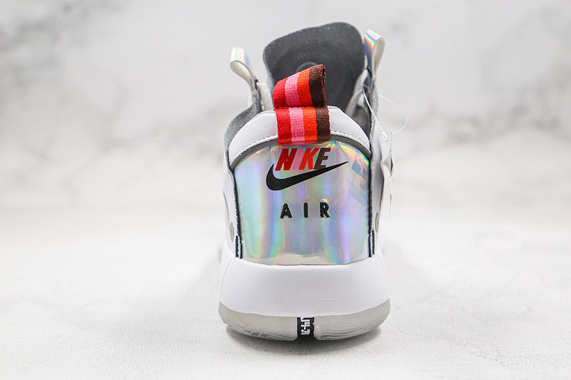 Nike Air Jordan 34 XXXIV Flight GS Unite White Metallic Sneakers