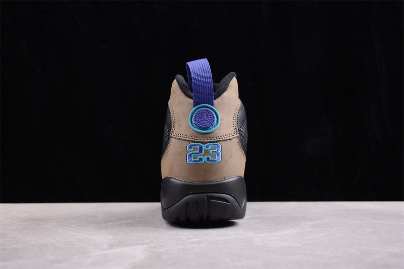 Nike Air Jordan 9 Retro Light Olive Black Brown Sneakers