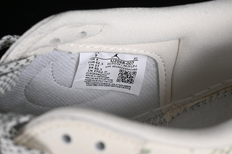 Nike Air Jordan 1 Low Travis Scott Fragment Design LV Light Blue Printing White Sneakers