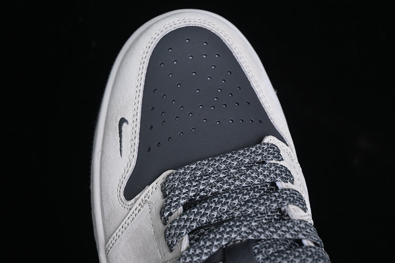 Nike Air Jordan 1 Low Grey Sole White Dark Grey Sneakers