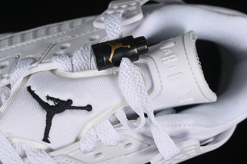 Nike Air Jordan Spizike Low Metallic Gold Black Cement White Sneakers