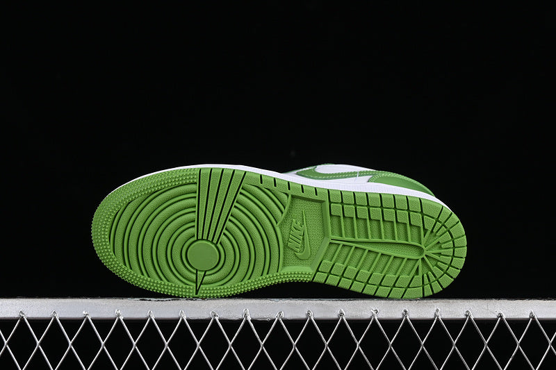 Nike Air Jordan 1 Low White Green Sneakers