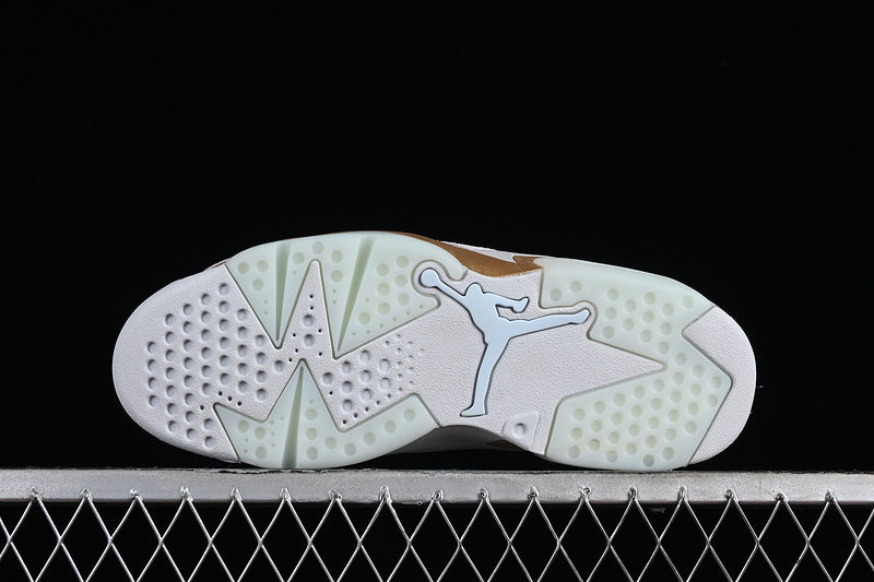 Nike Air Jordan 6 Retro Paris Olympics Pure Platinum Grey White Sneakers