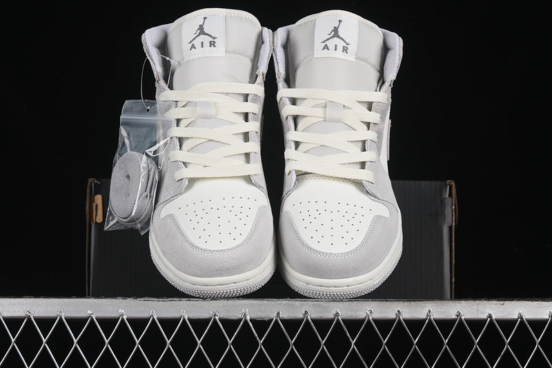 Nike Air Jordan 1 Mid Neutral Grey Sneakers