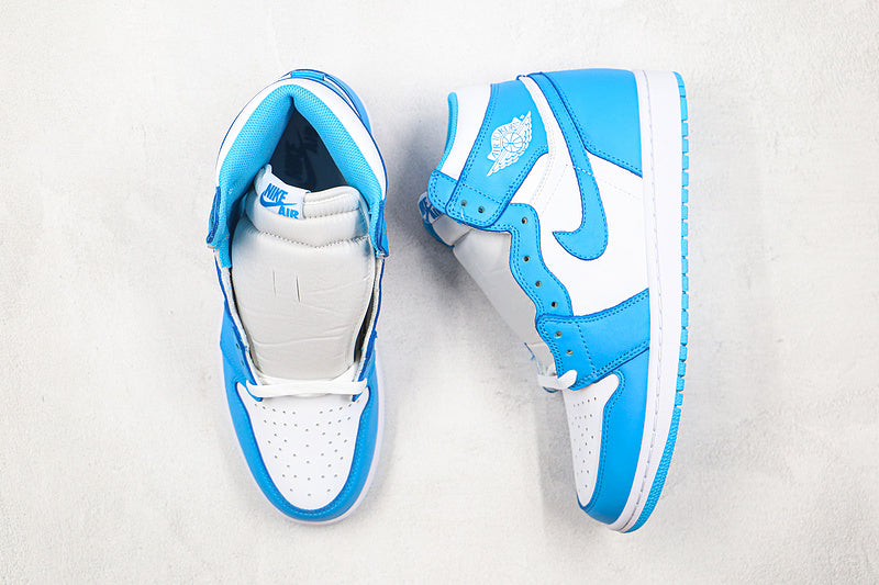 Nike Air Jordan 1 Retro High OG UNC 2015 Blue White Sneakers