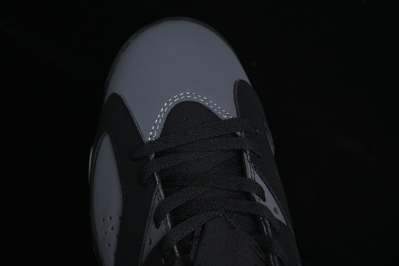 Nike Air Jordan 6 Black Fire Red Iron Grey Sneakers