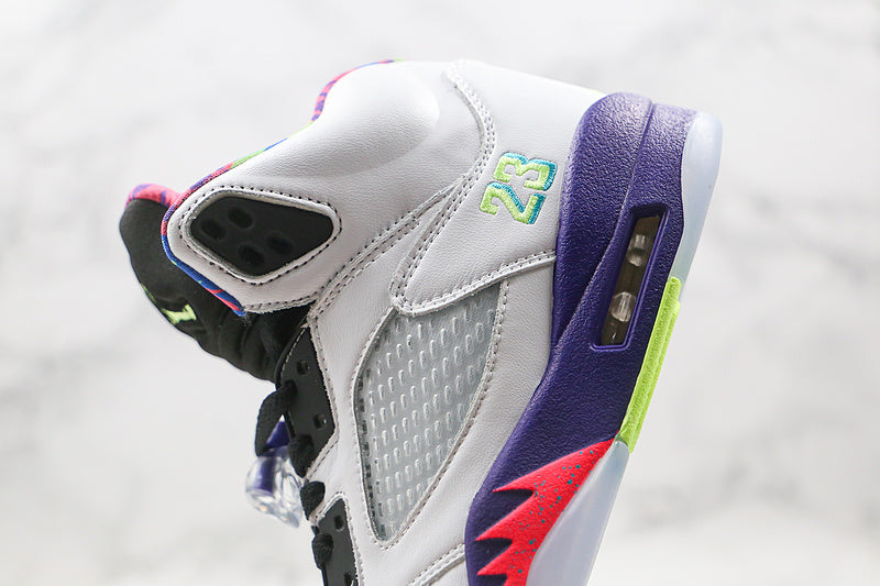 Nike Air Jordan 5 Retro Alternate Bel-Air White Purple Green Sneakers