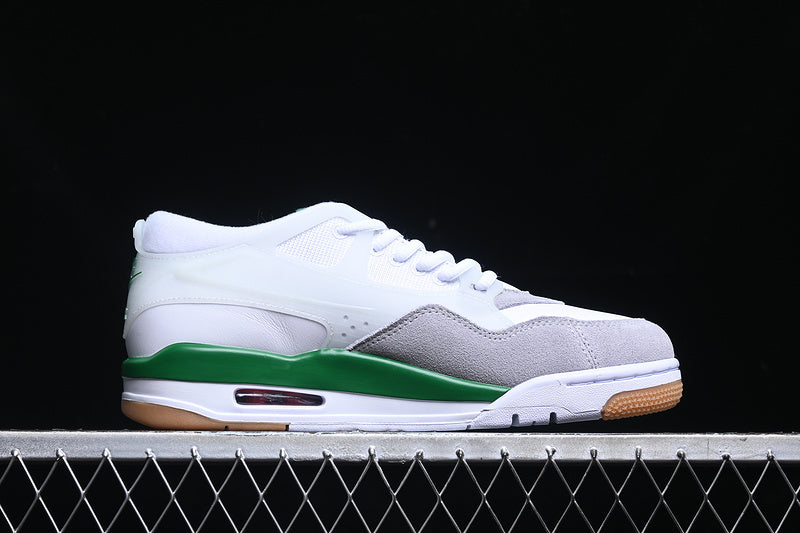Nike Air Jordan 4 Remastered Pine Green Neutral Grey White Sneakers