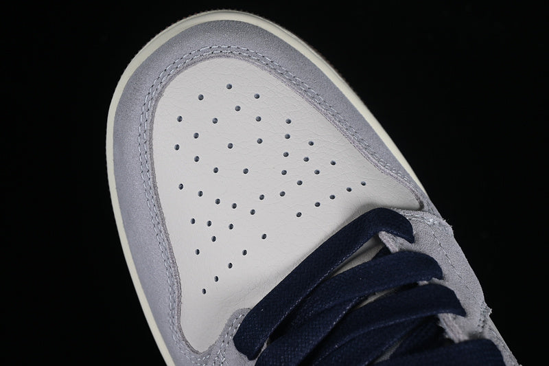 Nike Air Jordan 1 Low SE Phantom Amber Brown Star Blue Denim Sneakers